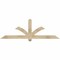 Ekena Millwork Redmond Rough Sawn Timber Gable Bracket, Douglas Fir, 72"W x 24"H x 4"D x 4"F, 8/12 Pitch GBW072X24X0404RED00RDF - alternate 1